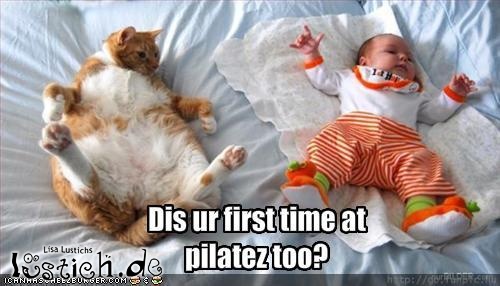 Baby und Katze Baby und Katze