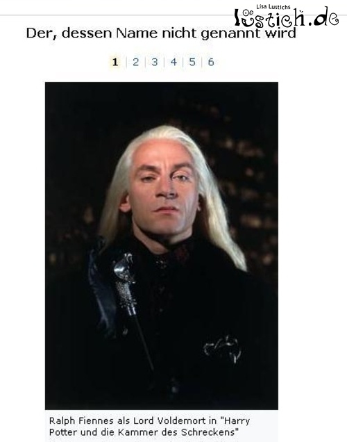 Fehler: Lord Voldemort Fehler: Lord Voldemort
