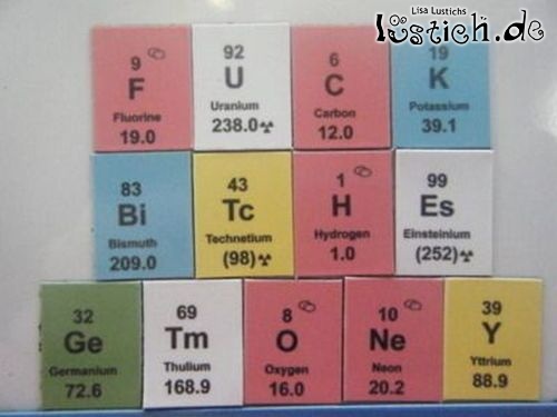 Neulich im Chemieunterricht