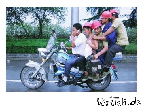 Familienmotorrad