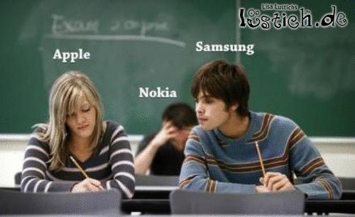 Apple, Samsung und Nokia