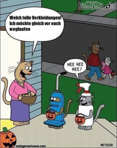 Katzen-Halloween