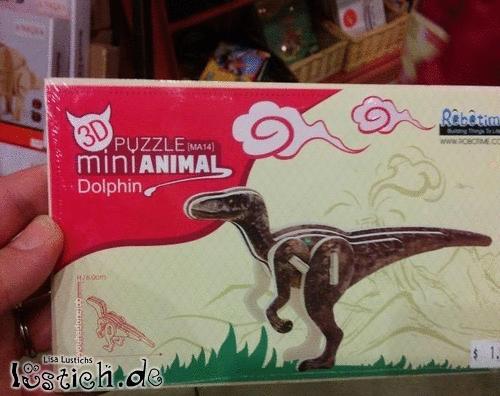 Merkwürdiger Delfin