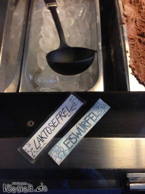 Laktosefreies Eis