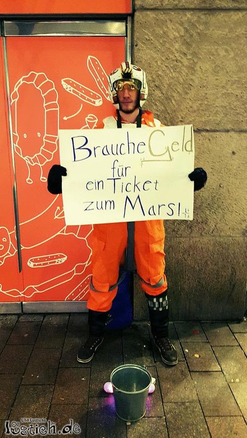 Betteln zum Mars Bild lustich.de