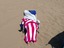 Rothaarige am Strand