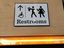 Toiletteschild
