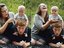 Idyllisches Familienfoto