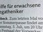Erwachsene was?