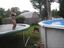 Vom Trampolin in den Pool